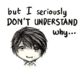 CW: Tezzo Daily Life in Pencil sticker #14017474