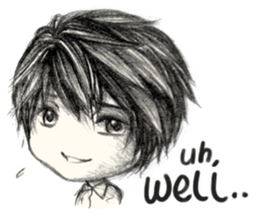 CW: Tezzo Daily Life in Pencil sticker #14017475