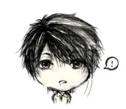 CW: Tezzo Daily Life in Pencil sticker #14017477