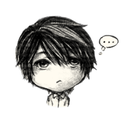 CW: Tezzo Daily Life in Pencil sticker #14017478