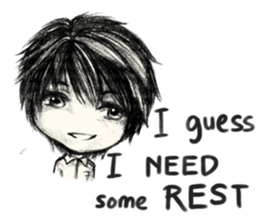 CW: Tezzo Daily Life in Pencil sticker #14017479