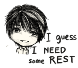 CW: Tezzo Daily Life in Pencil sticker #14017479