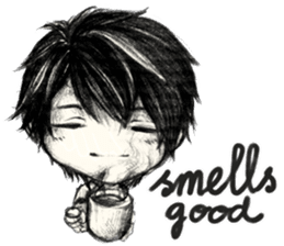 CW: Tezzo Daily Life in Pencil sticker #14017480