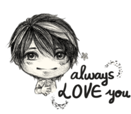 CW: Tezzo Daily Life in Pencil sticker #14017482