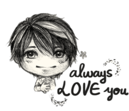 CW: Tezzo Daily Life in Pencil sticker #14017482