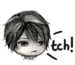 CW: Tezzo Daily Life in Pencil sticker #14017484