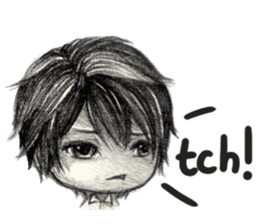 CW: Tezzo Daily Life in Pencil sticker #14017484