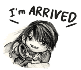 CW: Tezzo Daily Life in Pencil sticker #14017487