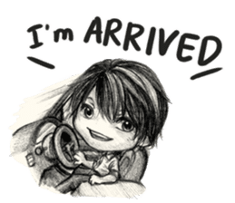 CW: Tezzo Daily Life in Pencil sticker #14017487