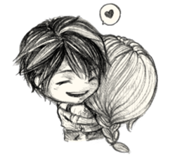 CW: Tezzo Daily Life in Pencil sticker #14017494