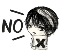 CW: Tezzo Daily Life in Pencil sticker #14017501