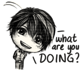 CW: Tezzo Daily Life in Pencil sticker #14017505