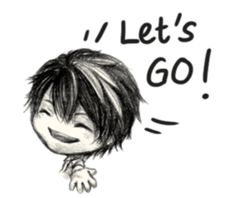 CW: Tezzo Daily Life in Pencil sticker #14017506