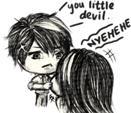 CW: Tezzo Daily Life in Pencil sticker #14017509