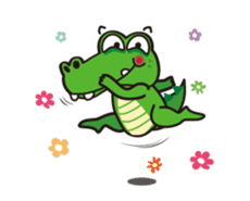 Crocodile Green 2 sticker #14017633