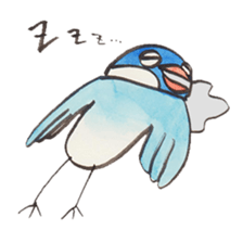 Soliloquence of Java sparrow sticker #14018094