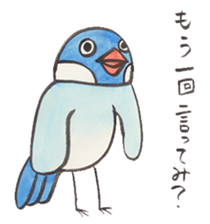 Soliloquence of Java sparrow sticker #14018102