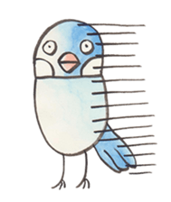 Soliloquence of Java sparrow sticker #14018106