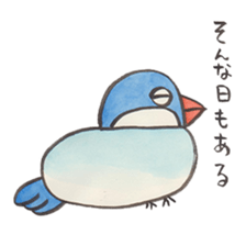 Soliloquence of Java sparrow sticker #14018107