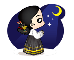 mini wangbi duk dik sticker #14018167