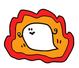 Mischievous Ghost "Aitsu" sticker #14018351