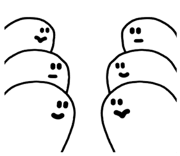 Mischievous Ghost "Aitsu" sticker #14018359
