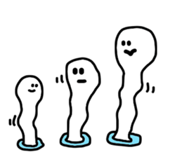 Mischievous Ghost "Aitsu" sticker #14018378