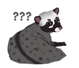 Ciki Civet (Asian Palm Civet) sticker #14018512