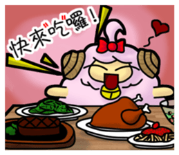 Happy sheep(party) sticker #14018591