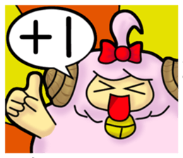 Happy sheep(party) sticker #14018594