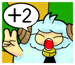 Happy sheep(party) sticker #14018595