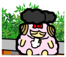 Happy sheep(party) sticker #14018603