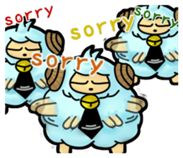 Happy sheep(party) sticker #14018607