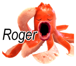 Little horror Octopus weenie sticker #14019038