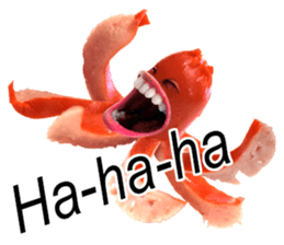 Little horror Octopus weenie sticker #14019047