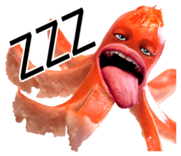 Little horror Octopus weenie sticker #14019070