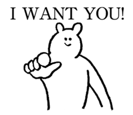 Polar bear's name is Ayachan sticker #14019388