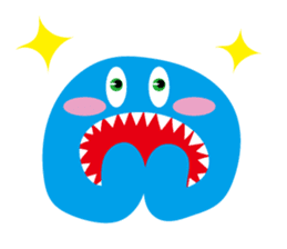 colorful MONSTERS sticker sticker #14019569