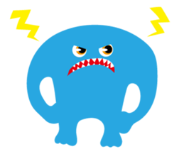 colorful MONSTERS sticker sticker #14019581