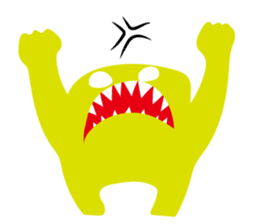 colorful MONSTERS sticker sticker #14019582