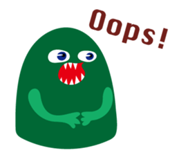 colorful MONSTERS sticker sticker #14019585