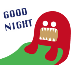colorful MONSTERS sticker sticker #14019591