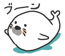 Bearish seal sticker #14020099