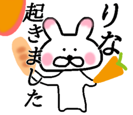 My name is Rina sticker #14020150