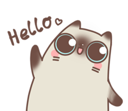 Nong Sri fat cat sticker #14020198