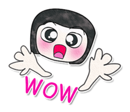 Ha Ha Ha!! My name is Fujisaki. ^_^ sticker #14021402