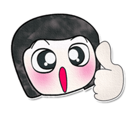 Ha Ha Ha!! My name is Fujisaki. ^_^ sticker #14021407