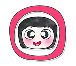 Ha Ha Ha!! My name is Fujisaki. ^_^ sticker #14021411