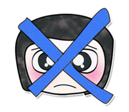 Ha Ha Ha!! My name is Fujisaki. ^_^ sticker #14021412