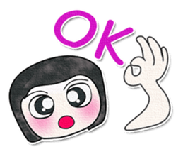 Ha Ha Ha!! My name is Fujisaki. ^_^ sticker #14021416